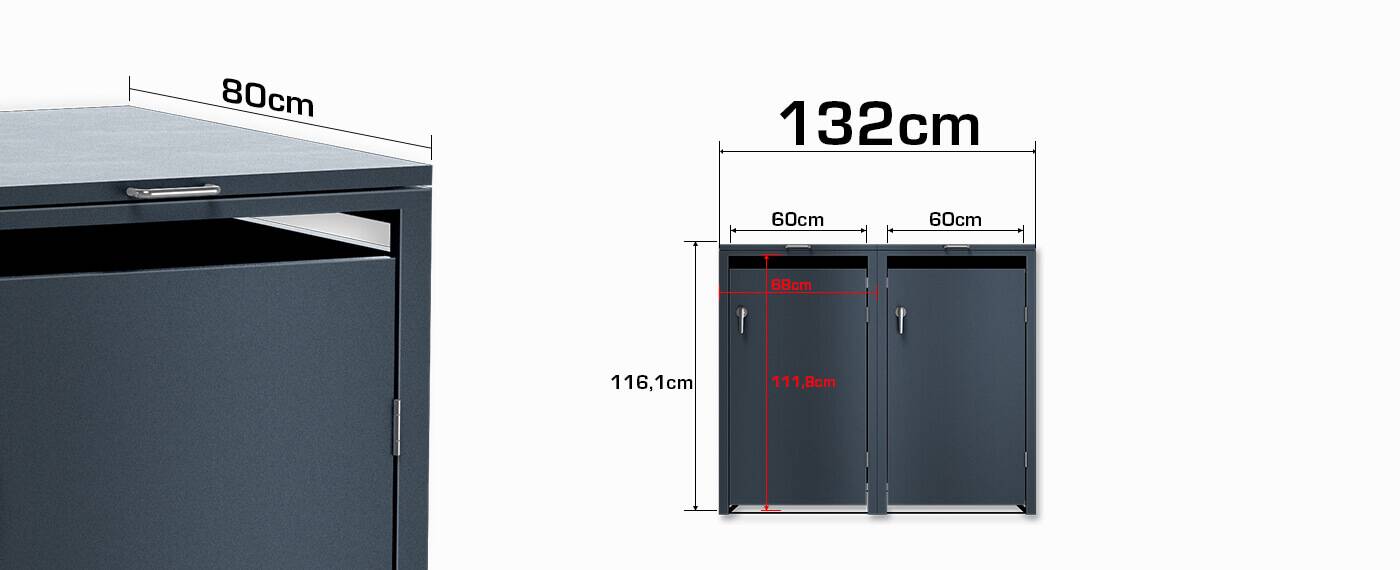 Metzler boxy na odpadky rozměry