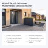 Metzler box na odpadkové koše s osázenou střechou | pro 3 koše | 240 l | z oceli | nerezová a masivní | RAL 7016 antracit