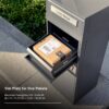 Metzler paketová schránka s poštovní schránkou | vyjímání zezadu | personalizováno gravírováním | Zivo 2