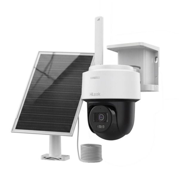 HiLook by HIKVISION solární sledovací kamera | 4 MP | otočná | 4G-SIM | aplikace pro smartphone | IPC-CFSP4/4G-SIM