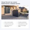 Metzler box na odpadkové nádoby s rastlinnou strechou | 2 ks | 240 l | z ocele | nerezová a masívna | RAL 7016 antracitová