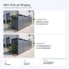 Metzler box na odpadkové koše s paketovou schránkou | sada | 4dílná pro 240 l | Paketbox XL s poštovní schránkou | ocel | antracit RAL 7016