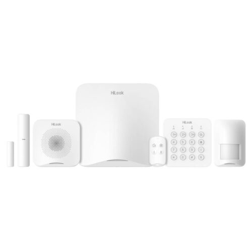 HiLook od HIKVISION bezdrôtový poplašný systém | 6-dielna kompletná súprava | Hub + snímač + siréna + diaľkové ovládanie