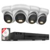 HiLook by HIKVISION 4K sada bezpečnostních kamer | 4* 4K turret kamera | Smart Hybrid Light | NVR 8-CH | 2 TB HDD | Aplikace pro chytré telefony