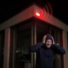 HiLook by HIKVISION bezdrátová venkovní siréna ALARM-S201-E-WE | 110 dB | LED zábleskové světlo | IP65 | červená
