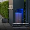 Paketový box Metzler s poštovní schránkou | s LED | boční průhledová okénka | personalizovaný gravírováním | Bispo 2