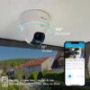 HiLook EasyLink WLAN Kit | 4 MP Bullet + PT Turret bezpečnostné kamery | WiFi NVS | Kompletná sada | Detekcia osôb a vozidiel | Farebné nočné videnie | 2-cestný audio prenos | 24/7 záznam | IKS-2044BTH-PH/W