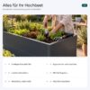 Metzler sada záhradného náradia 3-dielna | sadiaca lopatka, presádzacia lopatka & ručný kyprič | hliník | ergonomický & protišmykový