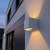 Metzler LED nástenné svietidlo Up-Down-Light | 6 Watt | LED 3000K teplá biela | Biela | Lumic